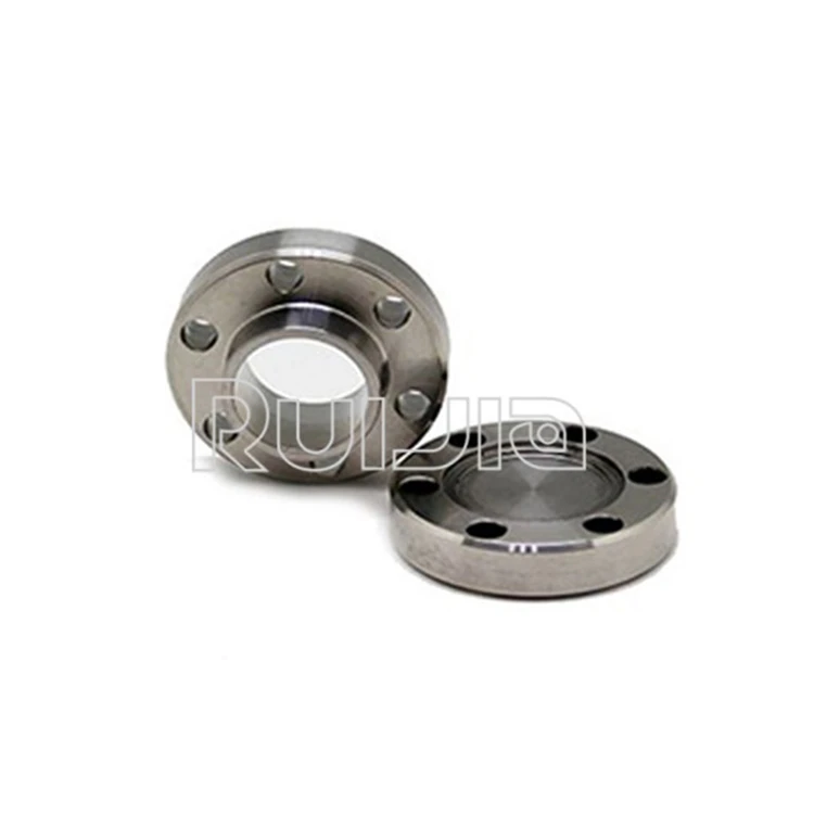CF Vacuum Flanges Nonrotatable Bored Blank-neck Flanges SS304/SS316 Wholesale