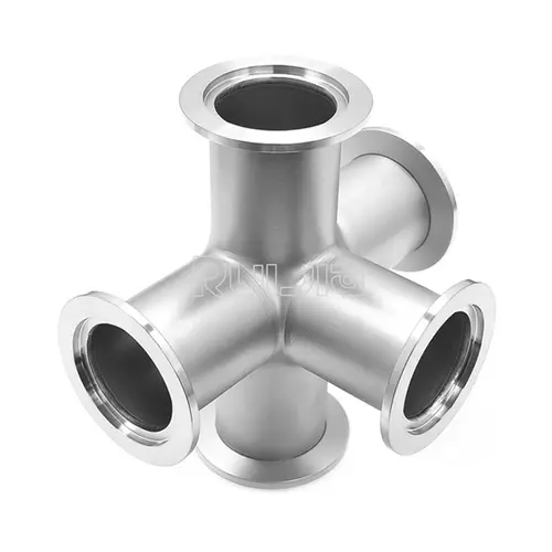 KF Vacuum Five-Way Crosses Vacuum Stainless Steel Flange Fittings